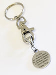Scripture Gifts, Psalms 73:26 Keychain, Bible Verse Gifts, Psalms Keychain, Christian New House Gift, Sympathy Gift, God Is My Strength,