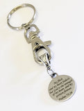 Scripture Gifts, Psalms 73:26 Keychain, Bible Verse Gifts, Psalms Keychain, Christian New House Gift, Sympathy Gift, God Is My Strength,