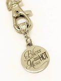 Bless This Hot Mess Keychain, Blessed Hot Mess, Bless This Hot Mess Gifts, Hot Mess Girlfriend Gifts, Bless My Hot Mess, Hot Mess Valentine