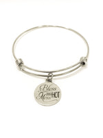 Bless This Hot Mess Bracelet, Stacking Bangle, Friendship Gifts, Bless This Hot Mess Jewelry, Blessed Hot Mess Gift, Hot Mess Girlfriend