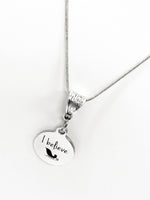 I Believe in Santa Necklace, Christmas Necklace, Santa Necklace, I Believe In Santa Jewelry, I Believe Jewelry, I Believe Necklace