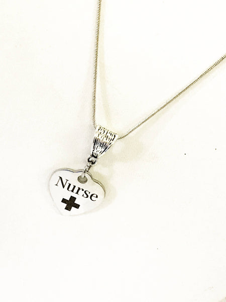 Nurse Necklace, Nurse Gifts, Nurse Jewelry, New Nurse Gift, Nurse Graduation Gift, Daughter Nurse Gift, Wife Nurse Gift, Favorite Nurse Gift