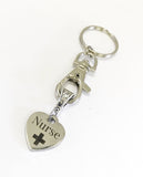 Nurse Gifts, Nurse Keychain, Nurse Keyfob, Nurse Keyring, Nurse Jewelry, Wife Nurse Gift, Daughter Nurse, Favorite Nurse Gift, Nursing Staff