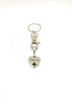 Nurse Gifts, Nurse Keychain, Nurse Keyfob, Nurse Keyring, Nurse Jewelry, Wife Nurse Gift, Daughter Nurse, Favorite Nurse Gift, Nursing Staff