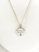 Love Necklace, Your Love Is My Anchor Necklace, Love Gift, Wife Jewelry, Girlfriend Jewelry Gift, Love Jewelry, Your Love Anchor Jewelry