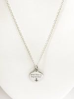 Love Necklace, Your Love Is My Anchor Necklace, Love Gift, Wife Jewelry, Girlfriend Jewelry Gift, Love Jewelry, Your Love Anchor Jewelry