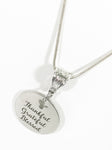 Thankful Grateful Blessed Necklace, Thankful Grateful Blessed Jewelry, Thankful For You Gift, Thankful Necklace, Thankful Jewelry Gift