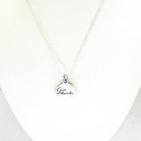 Give Thanks Necklace, Thanksgiving Jewelry, Always Thankful, Thanksgiving Gift, Give Thanks Gift For Her, Wife Jewelry, Daughter Jewelry