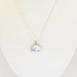 Give Thanks Necklace, Thanksgiving Jewelry, Always Thankful, Thanksgiving Gift, Give Thanks Gift For Her, Wife Jewelry, Daughter Jewelry