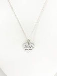 Baptism Gift, Trust In The Lord With All Your Heart Necklace, Christian Jewelry Gift, Christian Gifts, Daughter Jewelry, Confirmation Gift