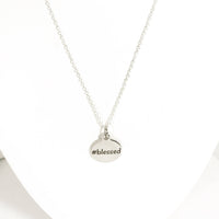 Blessed Necklace, #Blessed Jewelry, I Am Blessed, Christian Jewelry Gifts, Christian Gifts, Blessed Silver Necklace, Religious Gifts For Her