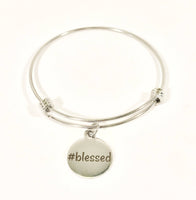 Blessed Bracelet, #Blessed Jewelry, Faith Gift, Christian Jewelry Gift, Christian Bracelet, Religious Bracelet, Spiritual Gift,  Stacking