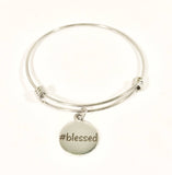 Blessed Bracelet, #Blessed Jewelry, Faith Gift, Christian Jewelry Gift, Christian Bracelet, Religious Bracelet, Spiritual Gift,  Stacking