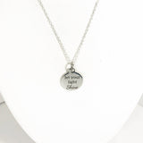 Let Your Light Shine Necklace, Encouragement Necklace, Motivational Necklace, Christian Necklace, Direct Sales Team Gifts, Daughter Jewelry