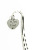 Best Friends Forever Heart Bookmark, BFF Reader Gift, Best Friends Never Apart, Best Friend Gift, BFF Gift, Best Friend Moving Away Gift