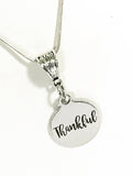 Thankful Necklace, Thanksgiving Jewelry, Thankful Jewelry, Thankful For Blessings, Thanksgiving Jewelry Gift For Her, Thankful For You