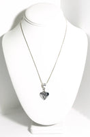 Your Wings Were Ready My Heart Was Not Heart Pendant on Silver Chain Necklace, Remembrance Necklace, Angel Wings, Sympathy Gift