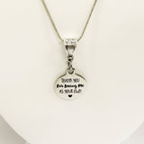 Stepmother Necklace, Grandmother Necklace, Mother In Law Necklace, Thank You For Loving Me As Your Own Necklace, Stepmother Jewelry Gift
