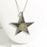 Shotgun Shell Jewelry, Shooting Jewelry, Star Necklace, Shotgun Shell Necklace, Star Jewelry, Shooting Star Necklace, Shotgun Shell Gifts