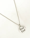 Best Dad Necklace, Stainless Steel Necklace, Gift For Dad, Dad Jewelry, Dad Gift, Gift From Kids, Best Dad Gifts, Gift From Children