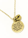 Sympathy Gift, I Will Hold You In My Heart Until I Hold You In Heaven Necklace, Miscarriage Sympathy Gift, Child Loss Gift, Loss Sympathy