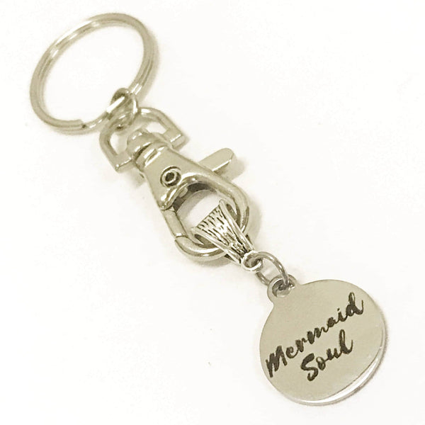 Mermaid Soul Keychain, Mermaid Soul Gift, Mermaid Soul Jewelry, Mermaid Gifts, Mermaid Keychain, Mermaid Jewelry, Friend Gifts