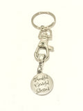Thankful Grateful Blessed Keychain, Encouraging Gifts, Motivating Gifts, New House Gift, New Car Gift, New Job Gift, Daughter Gift