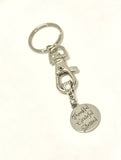 Thankful Grateful Blessed Keychain, Encouraging Gifts, Motivating Gifts, New House Gift, New Car Gift, New Job Gift, Daughter Gift