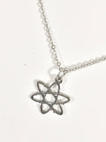 Molecule Necklace, Atom Necklace, Molecule Jewelry, Atom Jewelry, Science Jewelry, Science Gifts, Chemistry Gifts, Nerdy Chemistry Jewelry