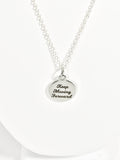 Keep Moving Forward Necklace, Encouragement Necklace, Motivational Necklace, Girlfriend Gift, Sympathy Gift, Support Group Gift For Her