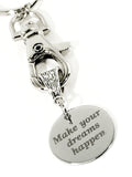 Make Your Dreams Happen Keychain, New Job Gift, New Car Gift, Direct Sales Team Gifts, Goal Setting Gift, New Year Resolution Success Gifts