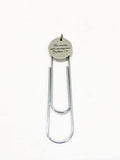 Bible Verse Bookmark, Be Strong And Courageous Bookmark, Planner Paper Clip Bookmark, Bible Bookmark, Scripture Verse Bookmark, Bible Verse