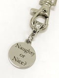 Naughty or Nice Keychain, Gag Gifts, Funny Valentine Gifts, White Elephant Gifts, Girlfriend Gifts, Girlfriend Party Gifts, Fun Gifts