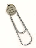 Encouragement Bookmark, Let Your Light Shine Bookmark, Planner Paper Clip Bookmark, Encouragement Gift, Planner Bookmark Encouragement