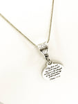 My Flesh and My Heart May Fail Necklace, Christian Jewelry, Christian Necklace, Scripture Jewelry, Psalms 73:26 Necklace, Scripture Gifts