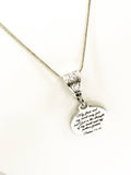 My Flesh and My Heart May Fail Necklace, Christian Jewelry, Christian Necklace, Scripture Jewelry, Psalms 73:26 Necklace, Scripture Gifts