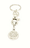 Christian Keychain Gifts, My Flesh and My Heart May Fail Keychain, Psalms 73:26 Keychain, Scripture Gifts, Bible Verse Gifts, Christian Gift