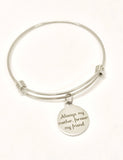 Always My Mother Forever My Friend Bracelet, Gift For Mom, Mother Gift, Mother Bracelet, Mom Jewelry, Mom Valentine Gift, Gift From Daughter