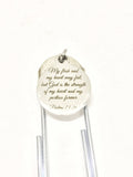 Scripture Bookmark, My Flesh And My Heart May Fail Bookmark, Scripture Gift, Psalm 73 26 Bible Verse Bookmark, God Is My Strength Scripture