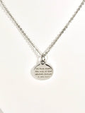 Scripture Jewelry, He That Doeth The Will Of God Necklace, Scripture Necklace, Jewelry Gift, 1 John 2 17 Necklace, Scripture Jewelry Gifts