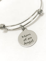 Miscarriage Memorial Gift, Mom Of An Angel Bracelet, Miscarriage Bracelet, Child Loss Gift, Angel Mom Gift, Child Loss Memorial Gift For Her