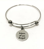 Miscarriage Memorial Gift, Mom Of An Angel Bracelet, Miscarriage Bracelet, Child Loss Gift, Angel Mom Gift, Child Loss Memorial Gift For Her