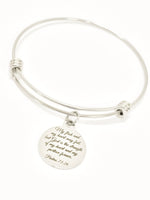 Christian Jewelry, My Flesh and My Heart May Fail Bracelet, Christian Gifts, Christian Braclet, Psalm 73:26 Scripture Jewelry Gift