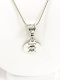 Encouragement Gift, Don't Wish For It Work For It Necklace, Encouragement Necklace, Motivational Gift, Encouragement Jewelry, Valentine Gift