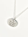 Thankful Grateful Blessed Necklace, Girlfriend Gift, Daughter Gift, Thankful Grateful Blessed Jewelry, Wife Jewelry Gift, Thankful For You