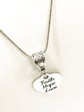 Love Gifts, Faith Hope Love Necklace, Love Jewelry Gifts, Christian Valentines Gifts, 1 Cor 13 Scripture Gifts, Christian Jewelry, 1 Cor 13