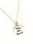 Love Jewelry, You Are Loved Necklace, You Are Loved Jewelry, Daughter Jewelry Gift, Christian Love Gift, Wife Love Gift, Loved Reminder