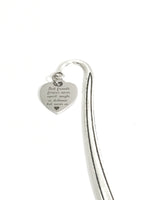 Best Friends Forever Heart Bookmark, BFF Reader Gift, Best Friends Never Apart, Best Friend Gift, BFF Gift, Best Friend Moving Away Gift