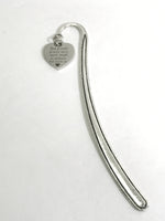 Best Friends Forever Heart Bookmark, BFF Reader Gift, Best Friends Never Apart, Best Friend Gift, BFF Gift, Best Friend Moving Away Gift