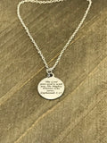 Scripture Gifts, Scripture Jewelry, The Lord Is With You Necklace, Christian Gifts, Scripture Necklace, Bible Verse Gifts, Baptism Gifts